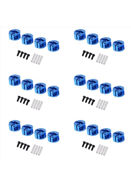 Hsp Hpı Tamiya Rc Arabası Için Pin Vidalı 6x Mavi Rc Metal 7 0 Tekerlek Hex 12MM (Yurt Dışından)