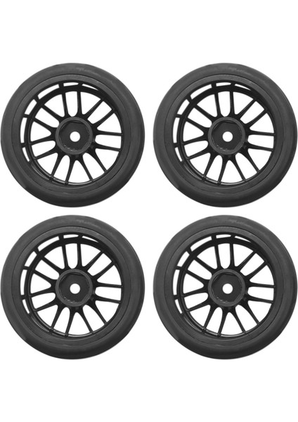 20PCS 12MM Hub Tekerlek Jantlar ve Rc Için Kauçuk Lastikler 1/10 Yol Touring Drift Araba R (Yurt Dışından) modelleri