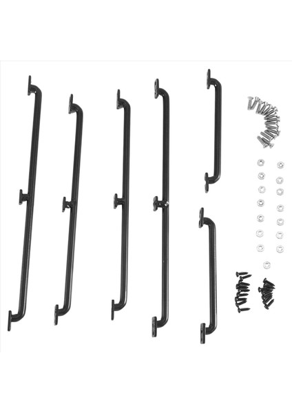 6pcs Metal Vücut Kabuğu Küpeşte 75MM 133MM 150MM Uzunluk 1/10 Rc Traxxas Trx4 Trx4 Axıal SCX10 90046 Yükseltme Parçaları (Yurt Dışından) fiyatları