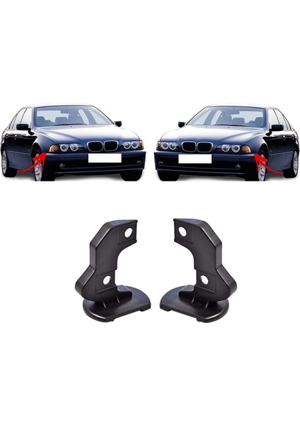 Bmw E39 520I 523I 528I 530 Için 1 Çift Ön Tampon Emici Tutucu (Yurt Dışından) fiyatları
