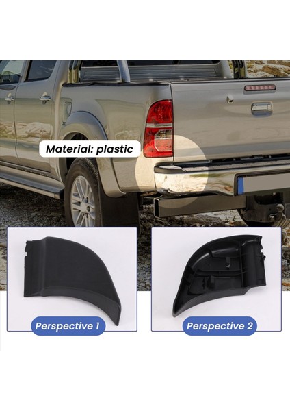 Toyota Hilux Vigo 2004-2015 Sol Arka Tampon Köşe Kapağı (Yurt Dışından) modelleri
