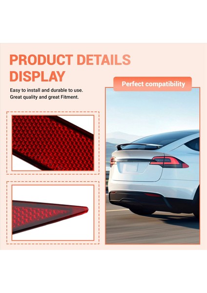 Tesla Için Otomobil Sol Arka Tampon Reflektör Lambası (Yurt Dışından) fırsatları