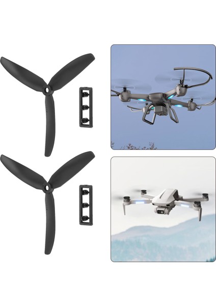 1 Çift 5030 3-Bıçaklar Direct Drive Pervane Prop Cw/ccw Rc Uçak Uçakları (Siyah) (Yurt Dışından) indirimleri