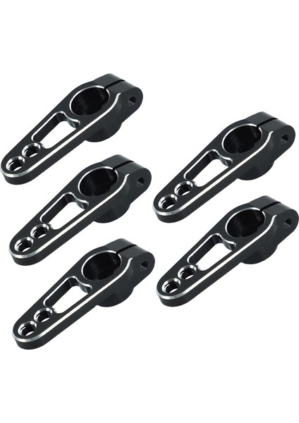 5pcs Alüminyum Alaşım 25T 31MM Direksiyon Servo Kol Korsası Rc Araç Palet Parçaları Siyah (Yurt Dışından)
