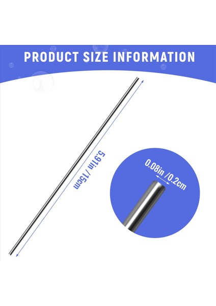 20PCS Paslanmaz Çelik Yuvarlak Şaft Çubuk Aksları Rc Oyuncak Araba Için 150MMX2MM (Yurt Dışından) fırsatları