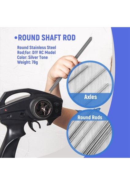 20PCS Paslanmaz Çelik Yuvarlak Şaft Çubuk Aksları Rc Oyuncak Araba Için 150MMX2MM (Yurt Dışından) indirimleri