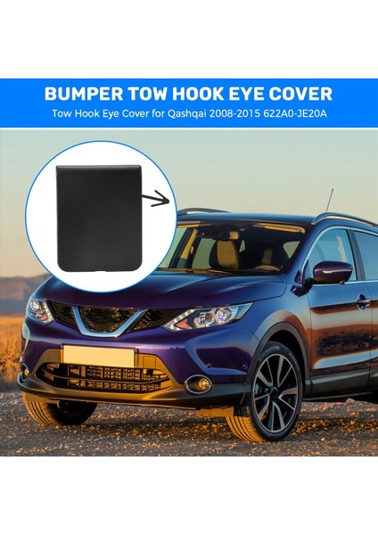 Nissan Qashqai 08-15 622A0-JE20A Için Ön Tampon Çekme Kancası Kapağı (Yurt Dışından) fırsatları