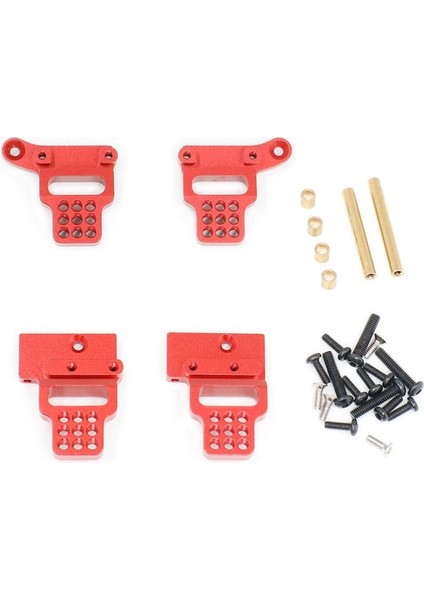 Traxxas Için 1/18 Trx-4m Land Rover Defender Ford Liema Şok Emici Destek Çerçevesi Yükseltme Aksesuarları TRX4M Kırmızı (Yurt Dışından)