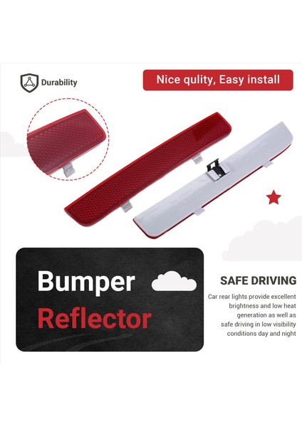 Land Rover Range Rover L322 LR006349 Için Sol Tampon Reflektörü (Yurt Dışından) modelleri