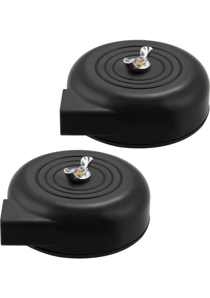 Hava Kompresörü Için 2 Adet Siyah 20MM Dişli Egzoz Filtresi Susturucusu (Yurt Dışından)