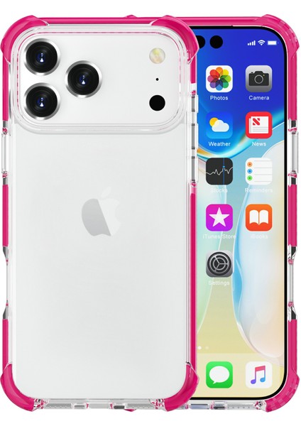 iPhone 17 Pro Dört Köşe Düşmeye Karşı Dayanıklı Şeffaf Tpu + Tpe + Pc Telefon Kılıfı (Yurt Dışından) fiyatları