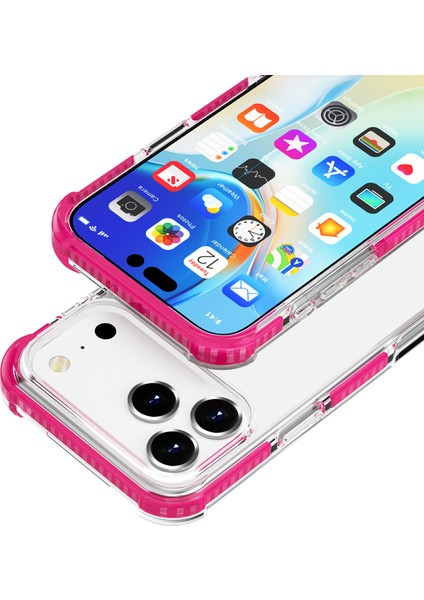iPhone 17 Pro Dört Köşe Düşmeye Karşı Dayanıklı Şeffaf Tpu + Tpe + Pc Telefon Kılıfı (Yurt Dışından) fırsatları