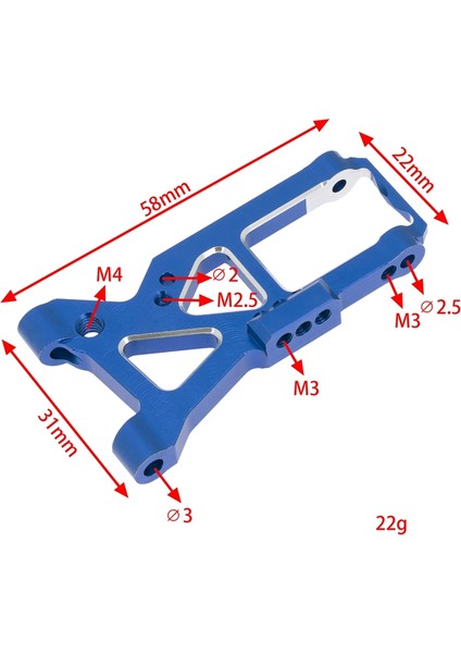 10PCS Metal Yükseltme Parçaları Kiti Süspansiyon Kolları Traxxas 4-Tec 2 0 3 0 4tek 2 0 Vxl 1/10 Rc Yol Otomobil A (Yurt Dışından) modelleri