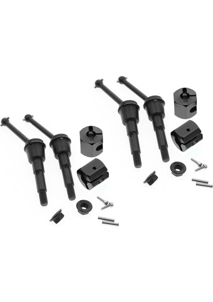 4 Pcs Metal Şaftı Cvd ve Tamiya Için Adaptör Somun Seti Sw-01 SW01 1/24 4WD Canavar Kamyon Rc Araç Yükseltme Parçaları 2 (Yurt Dışından)