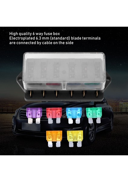 Yollu Sigorta Tutucu Kutusu Araç Devre Bıçağı Sigorta Kutusu (Yurt Dışından) modelleri