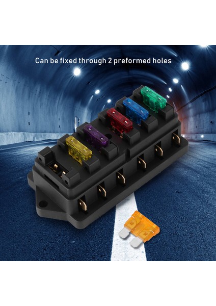 Yollu Sigorta Tutucu Kutusu Araç Devre Bıçağı Sigorta Kutusu (Yurt Dışından) indirimleri