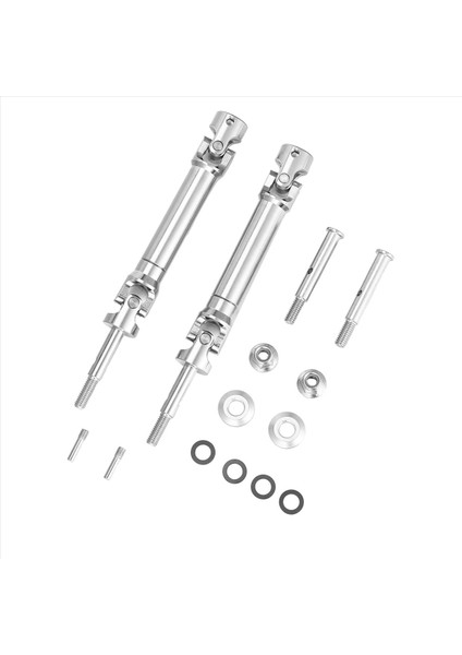1/10 Traxxas 2WD Slash Slash Slash Pustler F-150 Yükseltme Parçaları Için Paslanmaz Çelik Ön Akslı Mil ve Arka Mili (Yurt Dışından)