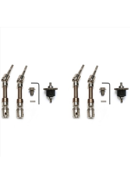 4x Cvd Ön Tekerlek Evrensel Mili Wltoys Için Değiştirilmiş Diferansiyel 12428 12423 12427 1/12 (Yurt Dışından)