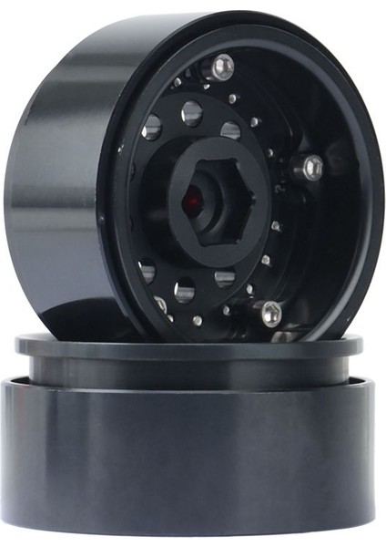 Metal 1 9 Inç Beadlock Tekerlek Jant Tekerlek Göbeği 1/10 Rc Paletli Araba Eksenel SCX10 Traxxas Trx4 RC4WD D90 Redcat Gen8 3 (Yurt Dışından) modelleri