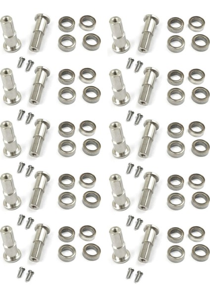 20X 5mm Metal Birleştirici Tekerlek Hub Hub Hex Adaptörü Wpl D12 Için Yükseltme Aksesuarları 1/10 Rc Kamyon Araç Parçaları (Yurt Dışından)