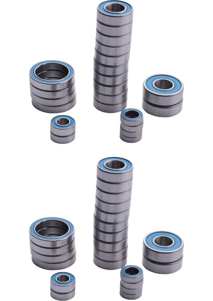 44PCS Arrma Için Kauçuk Mühürlü Yatak Kiti Typhon Kraton Outcast Kötü Şöhretli Senton Mojave 6s Blx Rc Araba Yükseltme Parçaları (Yurt Dışından)