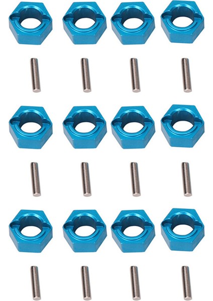 12X A949-11 Alüminyum Altı Tekerlek Alçakgönüllü Koltuk Montaj Hub Pimleri 7mm Wltoys Için Yükseltme Parçaları 1/18 A949 A959 A969 A979 K929 (Yurt Dışından)