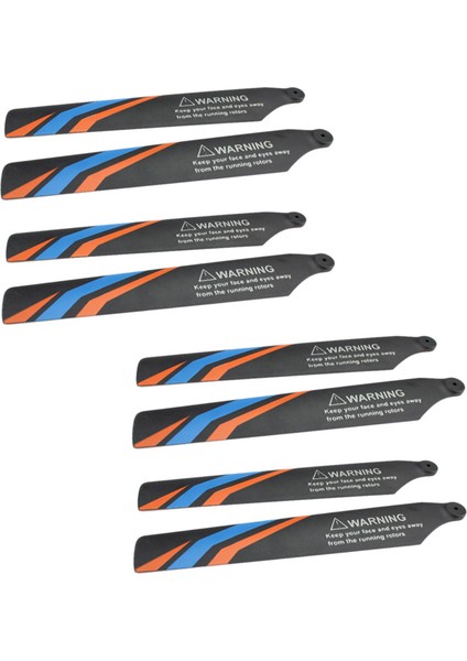 8pcs Wltoys Için Ana Bıçak Pervaneler Xk K127 Rc Helikopter Yedek Yükseltme Parçaları Aksesuarları (Yurt Dışından)