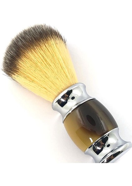 Sentetik Tıraş Fırçası Dayanıklı Reçine Tutma Fırçası, Tıraş Sabun Kremi Erkekler Için Iyi Köpürüyor Islak Tıraş (Yurt Dışından)