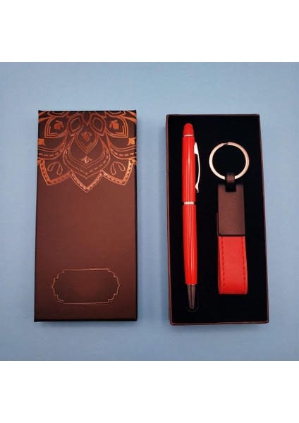 Kırmızı Anahtarlık ve Kalem fiyatları