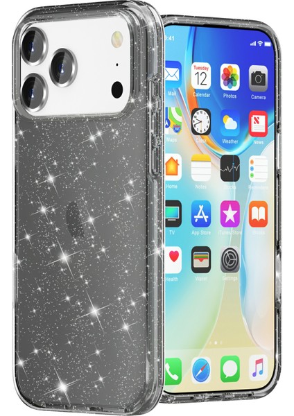 iPhone 17 Pro Için Parlak Toz Simli Yumuşak Tpu + Sert Pc Arka Kapak (Yurt Dışından) indirimleri