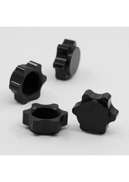 8pcs Alüminyum Tekerlek Göbek Kapağı 1/8 Rc Araba Için 17MM Altıgen Somun Siyah (Yurt Dışından) fırsatları