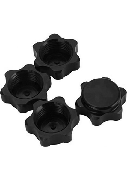 8pcs Alüminyum Tekerlek Göbek Kapağı 1/8 Rc Araba Için 17MM Altıgen Somun Siyah (Yurt Dışından) indirimleri