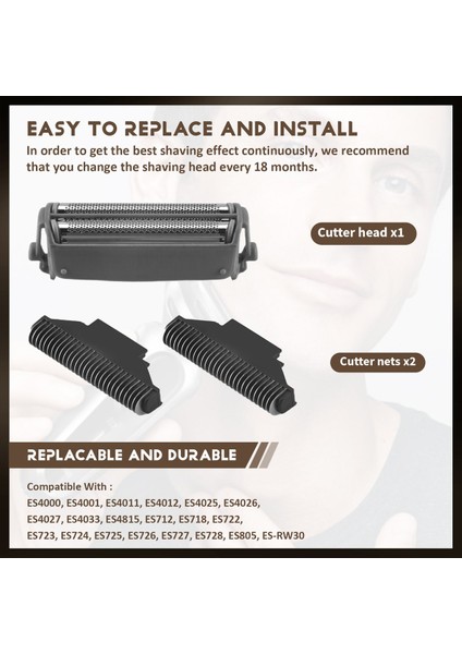 Panasonic ES4820 ES4823 ES4826 ES4853 ES4501ES4035 ES-RW30 ES9859 Jil (Yurt Dışından) indirimleri