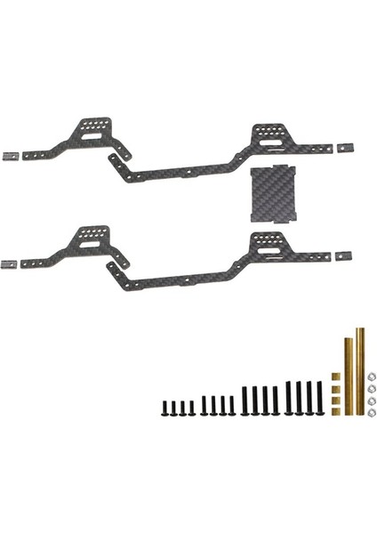 Lcg Karbon Fiber Şasi Kiti Çerçeve TRX4M 1/18 Rc Prwler Car Uçaştırma Kırılı (Yurt Dışından) fiyatları