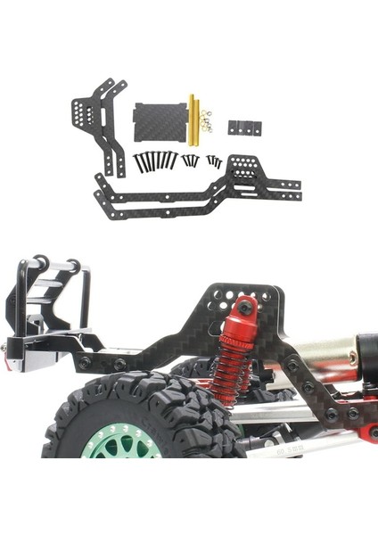 Lcg Karbon Fiber Şasi Kiti Çerçeve TRX4M 1/18 Rc Prwler Car Uçaştırma Kırılı (Yurt Dışından) fırsatları