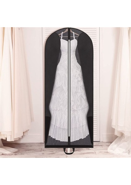 Gelin Gelinlik Elbise Giysi Çantası Katlanabilir Portatif Seyahat Kapakları Giysi Torbaları Cepleri ile Asılı Bagaj Depolama (Yurt Dışından) modelleri