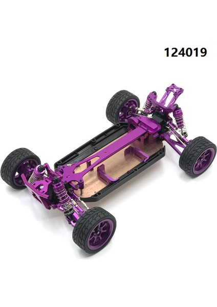 8pcs Wltoys Için Metal Şok Emici Damper 124019 124018 144001 Rc Araba Yedek Parçaları Yükseltme Aksesuarları Mor (Yurt Dışından) modelleri