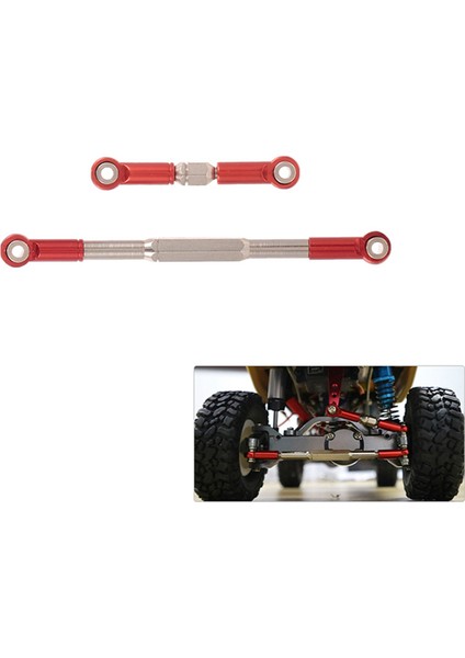 2 Set Rc Araç Yedek Parçaları 1 Set Alaşım Şok Emicisi ve 1 Set Rc Direksiyon Çubuğu Alüminyum Alaşım Direksiyon Bağlantı Çubuğu Seti (Yurt Dışından) fiyatları