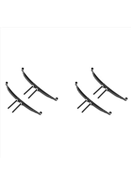 4 1/14 Tamiya Rc Traktör Römorku Kamyon Modeli Için Çelik Yaprağı Yayları Set Parçaları Yedek Aksesuarlar C (Yurt Dışından)