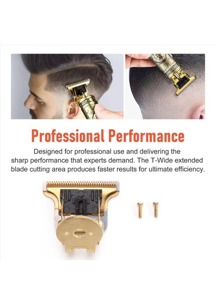 T-Şekilli Saç Klibi Bıçağı Stand T9 Blade Düzeltici Yedek Kafa Yedek Kesme Kafa Altın (Yurt Dışından) indirimleri