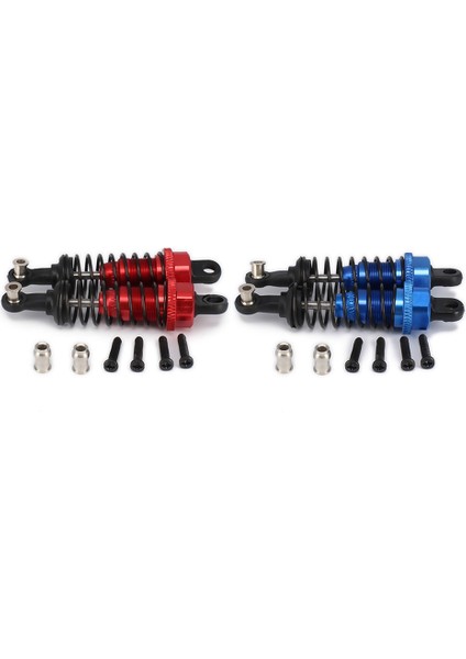 4x Yağ Ayarlanabilir 65MM Şok Emici Damper Rc Car 1/18 Wltoys A959 A969 A979 K929 Hpı Hsp Traxxas Kırmızı ve Koyu Mavi (Yurt Dışından)