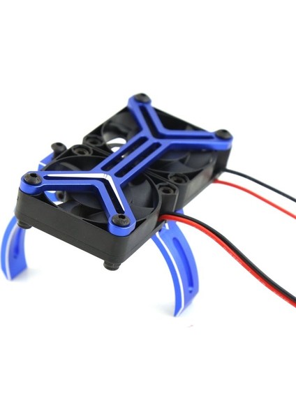 5687 56113 Motorlu Isı Lavabosu Çift Soğutma Fanı Isir Sebep 56-58MM 1/5 Traxxas Xmaxx Xrt Arrma Kraton Yükseltme Parçaları Mavi (Yurt Dışından) modelleri