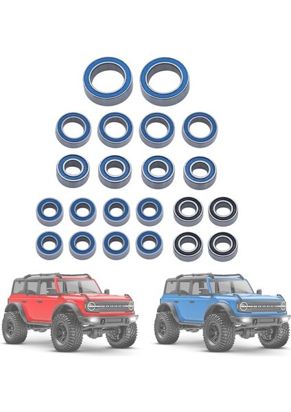 22PCS TRX4M 1/18 Rc Prwler Car Uçaştırma Parçaları Için Çelik Sızdırmaz Yatak Kiti 9745 (Yurt Dışından) indirimleri