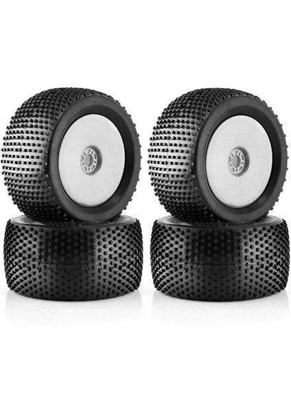 4pcs 140MM 1/8 Rc Rc Araba Off-Road Buggy Lastik Arrma Traxxas Redcat Takımı Losi Kyosho Hpı Hsp Beyaz (Yurt Dışından)