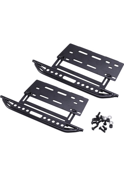 1/10 Rc Paletli Eksenel SCX10 SCX10 Iı 90046 Jeep Wrangler Kabuğu Için Metal Yan Adım Yan Pedal Ayak Plakası Kaydırıcıları (Yurt Dışından)