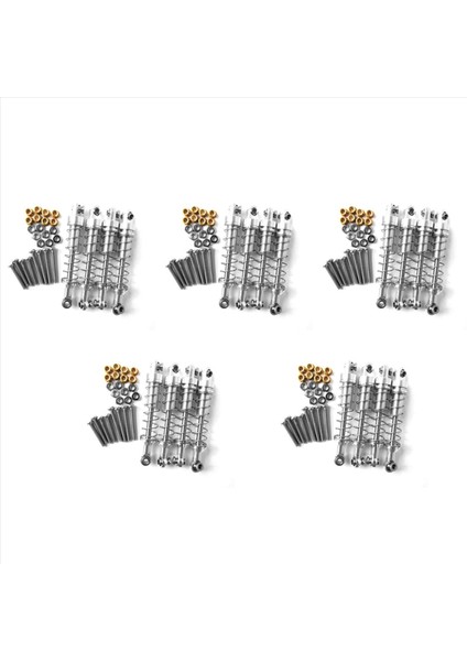 20PCS Wpl C14 C14 C24 Mn D90 D91 D99S Rc Araç Aksesuarları Gümüş (Yurt Dışından)