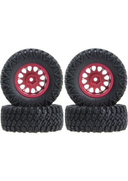 4pcs 64X24MM 1 2 Inç Metal Beadlock Tekerlek Jant Lastik 1/18 1/24 Rc Paletli Araba Eksenel SCX24 AX24 TRX4M FCX24 Mavi (Yurt Dışından) indirimleri