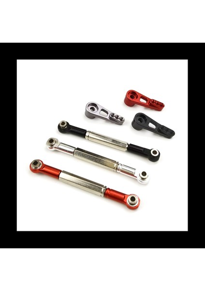 3set MN86S MN86 MN86KS MN86K Mn G500 Yükseltme Parçaları Metal Direksiyon Çekme Servo Bağlantı Çubuğu 1/12 Kırmızı (Yurt Dışından) fırsatları