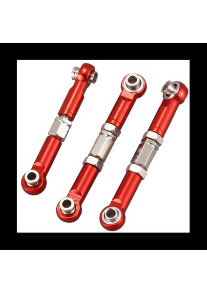 Wltoys Için 5set 144001 1/14 Rc Araba Yedek Parçalar Metal Bağlantı Servo Çekme Çubuk Direksiyon Çubuğu Seti Kırmızı (Yurt Dışından) modelleri