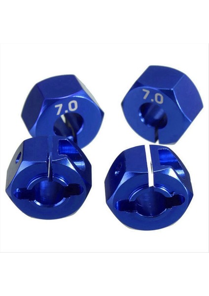 4pcs Mavi Rc Metal 7 0 Tekerlek Hex 12MM Vidalı ve 1pcs 5010 360KV Yüksek Tork Fırçasız Motorlar (Yurt Dışından) modelleri